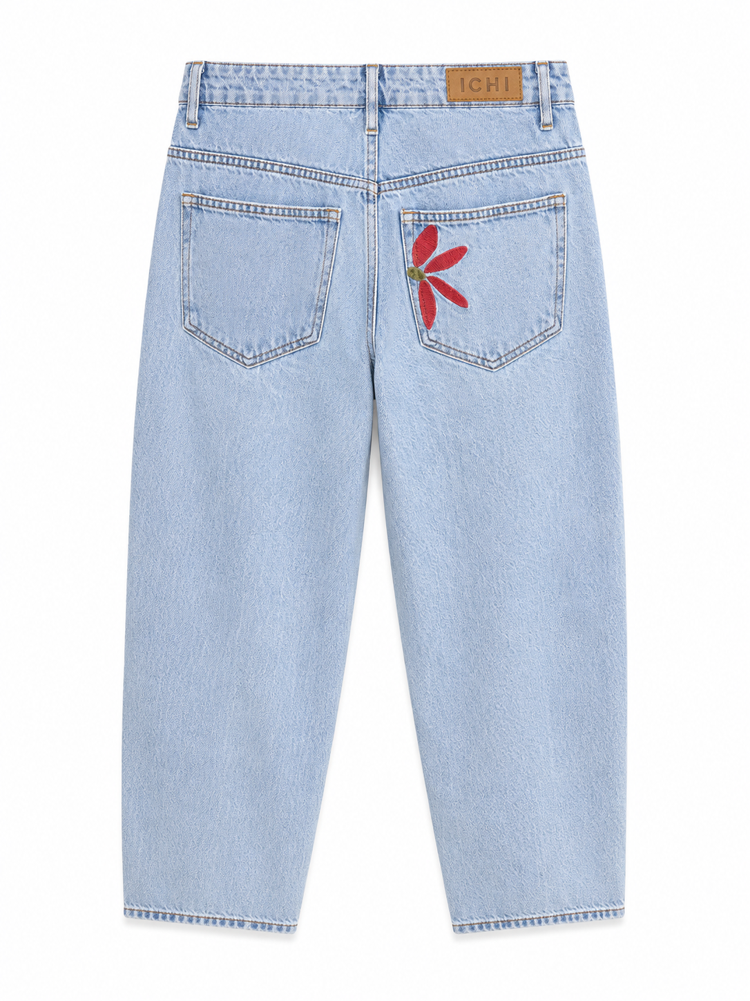 Jeans mit Stickerei