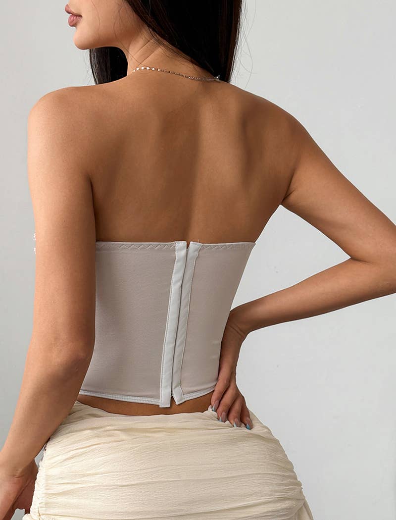 Bustier-Top mit zarten Details