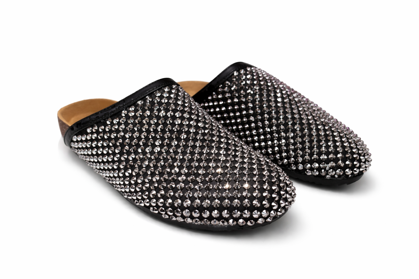 Damen Slipper mit Strassdetails