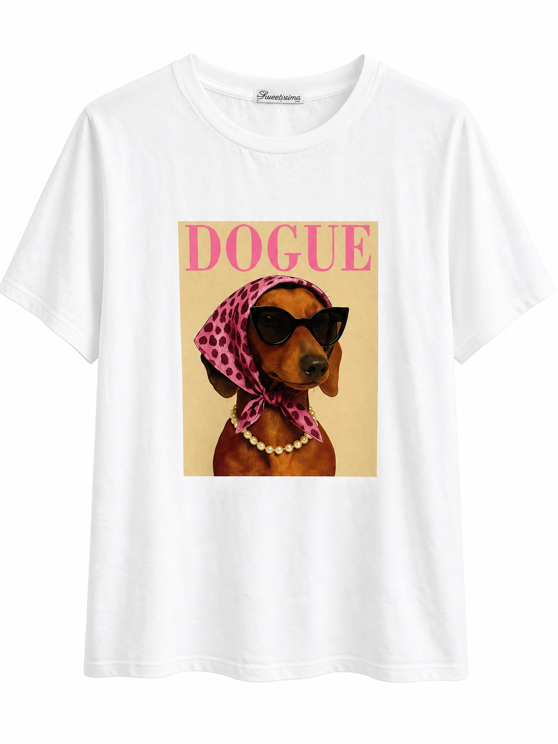 T-Shirt “DOGUE” Print Statement