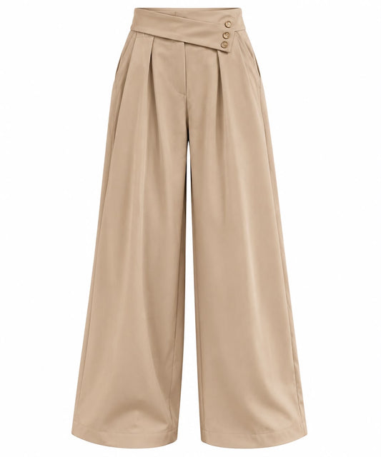 Wide-Leg Hose „Sofia“ – Elegance Edition 🤎🖤