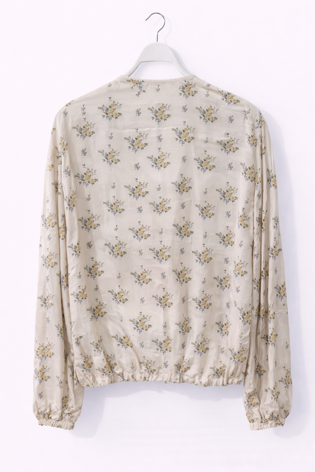 Blusenjacke Floral – Beige