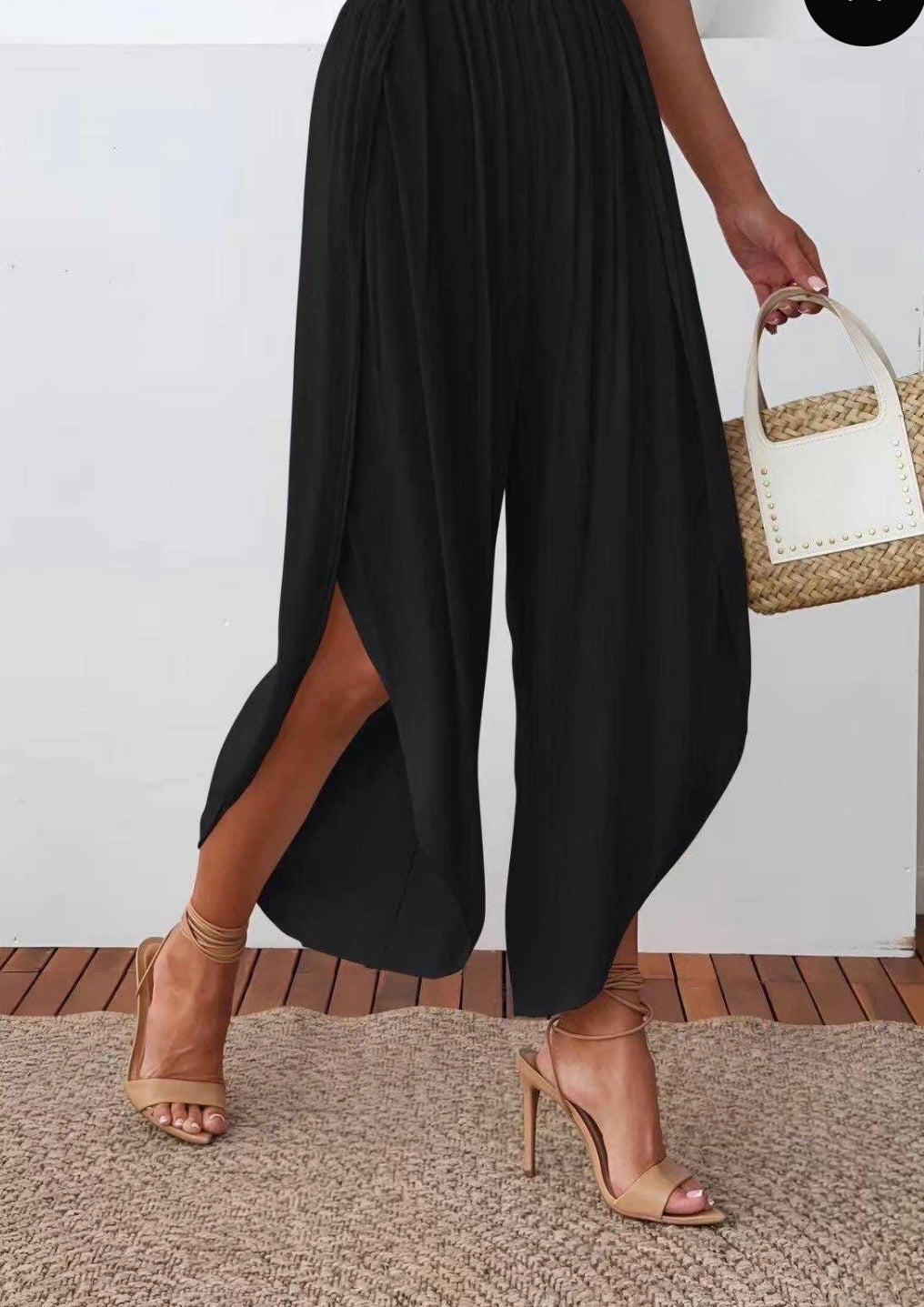 Palazzo Hose mit Schlitz