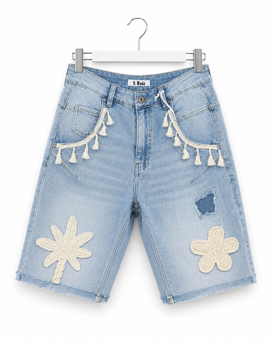 Jeansshorts Boho Beach