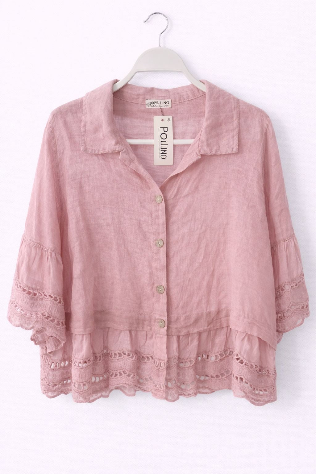 Leinen Bluse