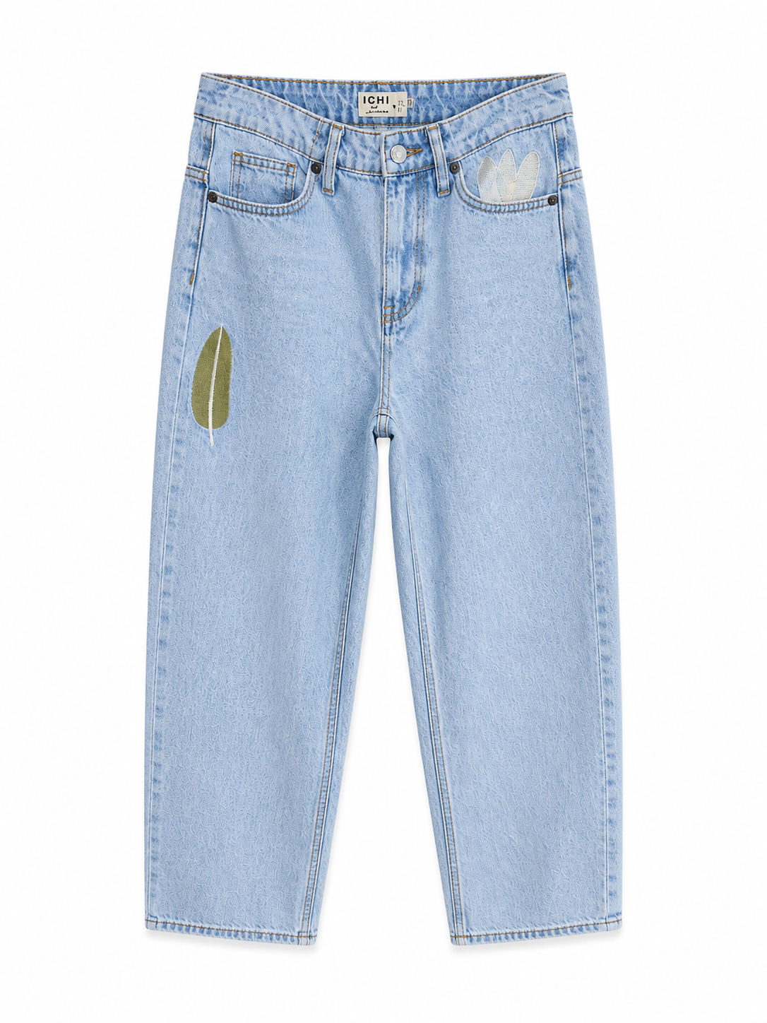 Jeans mit Stickerei