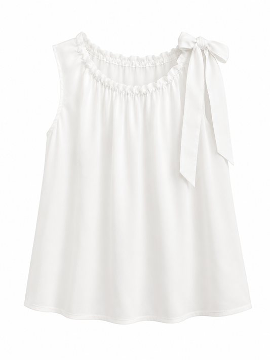 Damen Bluse mit Schleifendetail
