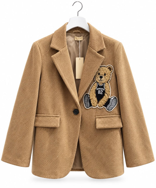 Blazer „Orsetta“ – Teddy Edition 🧸🤎