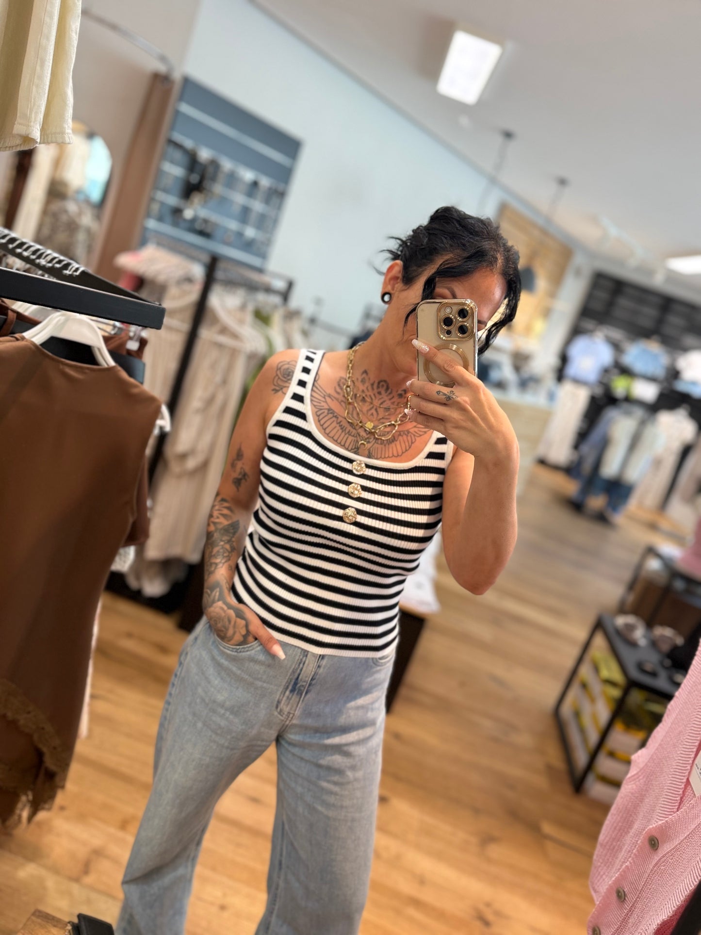 Top „Paris Classic Stripes“ 🤍🖤