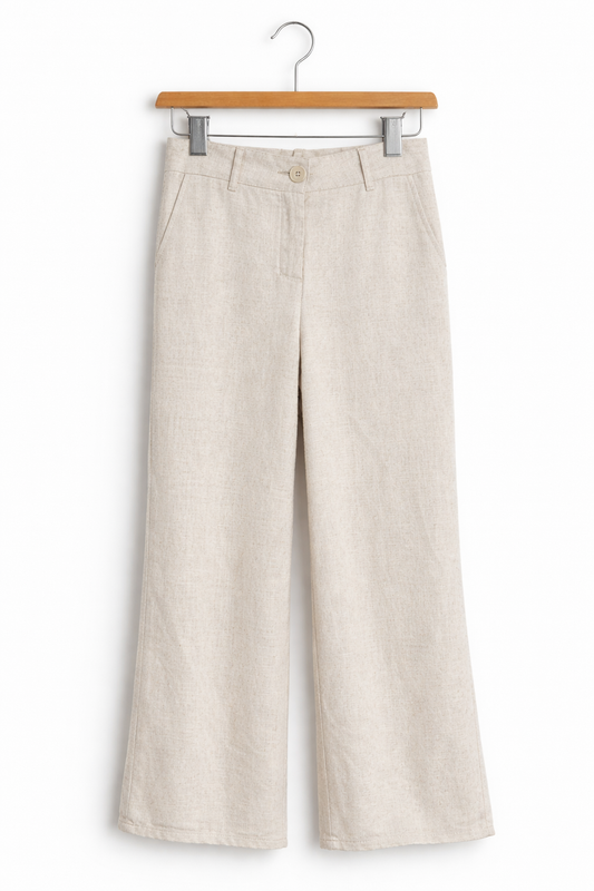 Linen Wide Pants 🤍