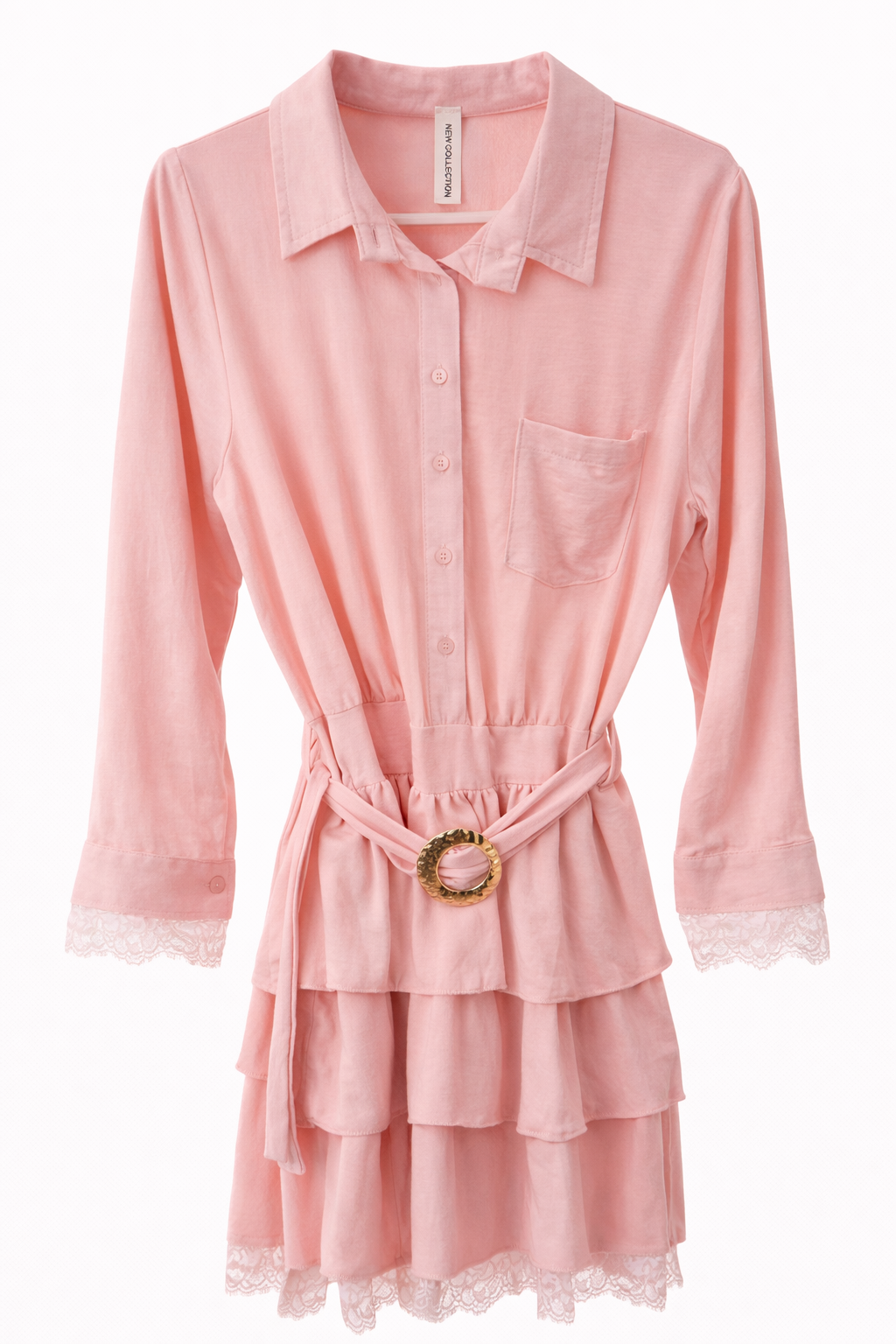Kleid mit spitzendetails