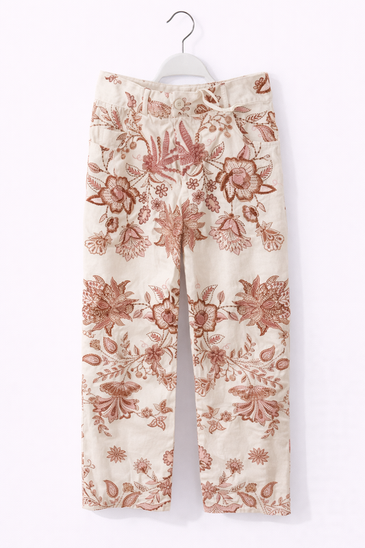 Hose mit Blumenprint