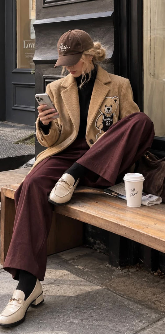 Blazer „Orsetta“ – Teddy Edition 🧸🤎