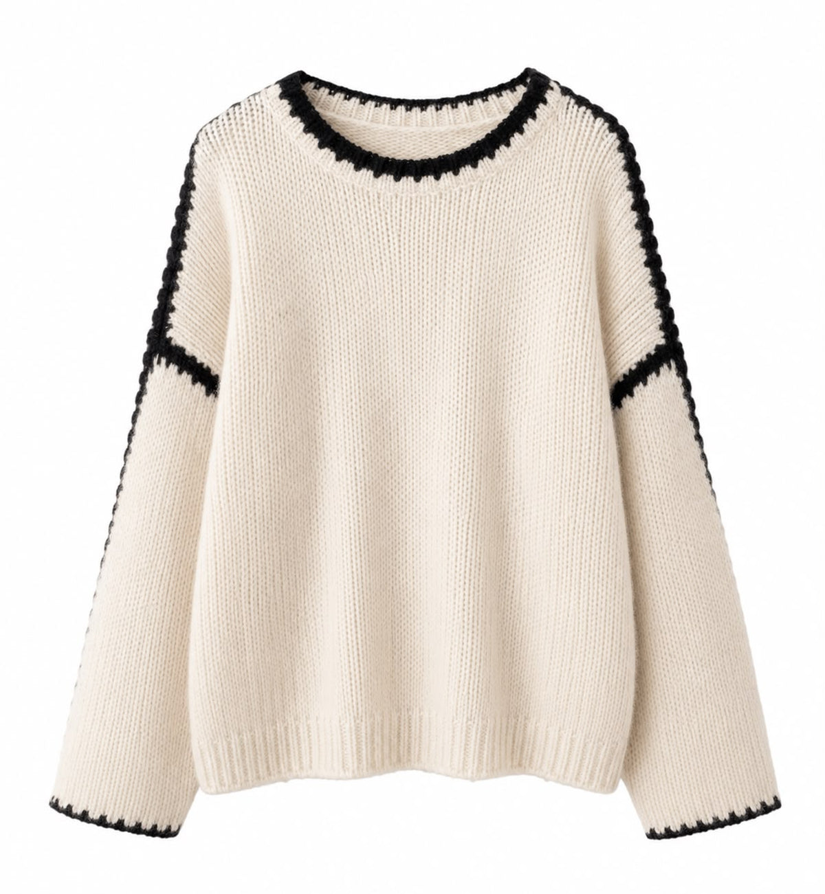 Strickpullover „Contrast“ – 3 Farben