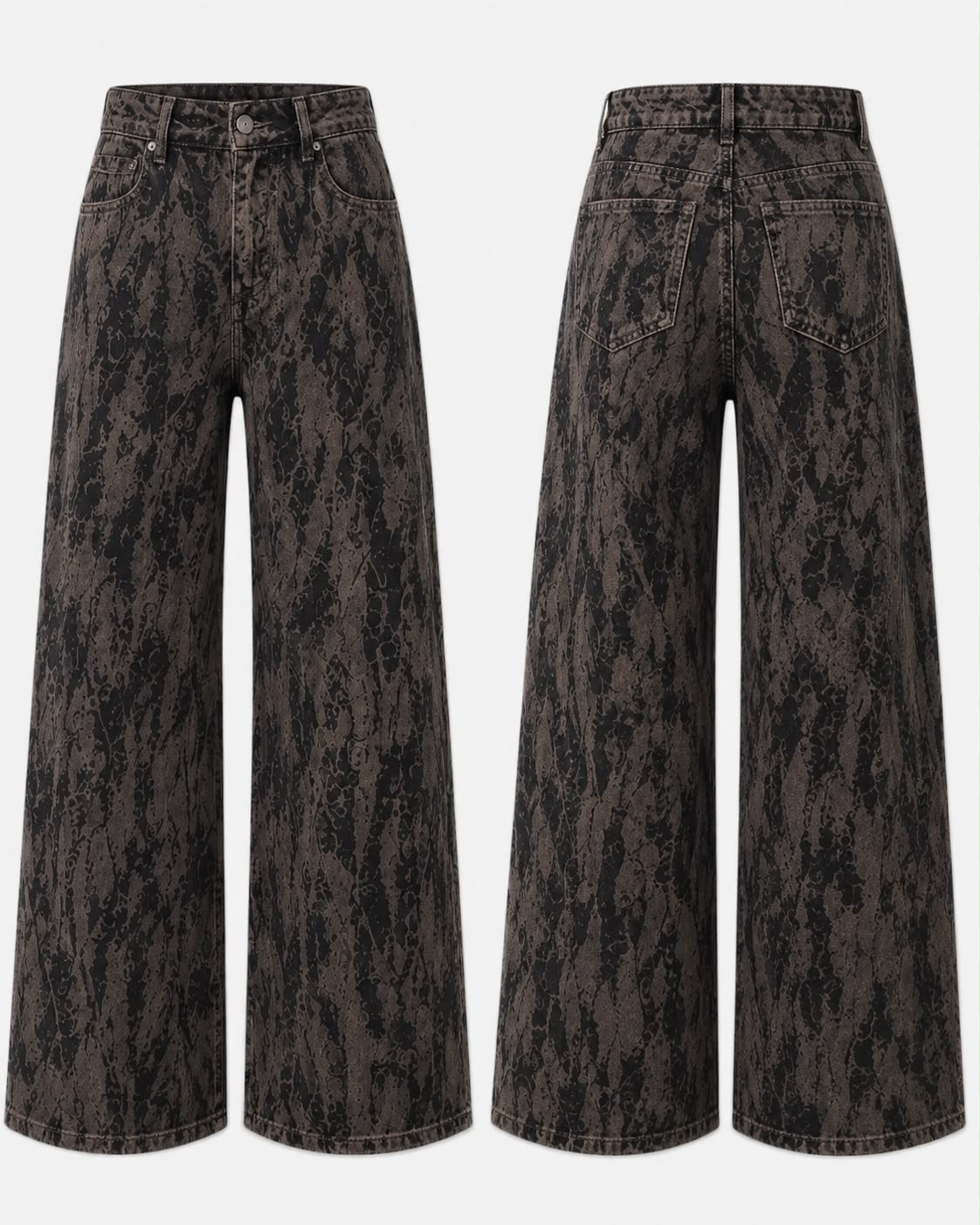 Wide Leg Jeans „Leo“ – Dunkel