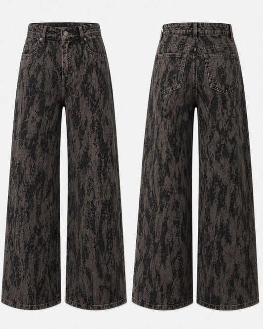 Wide Leg Jeans „Leo“ – Dunkel