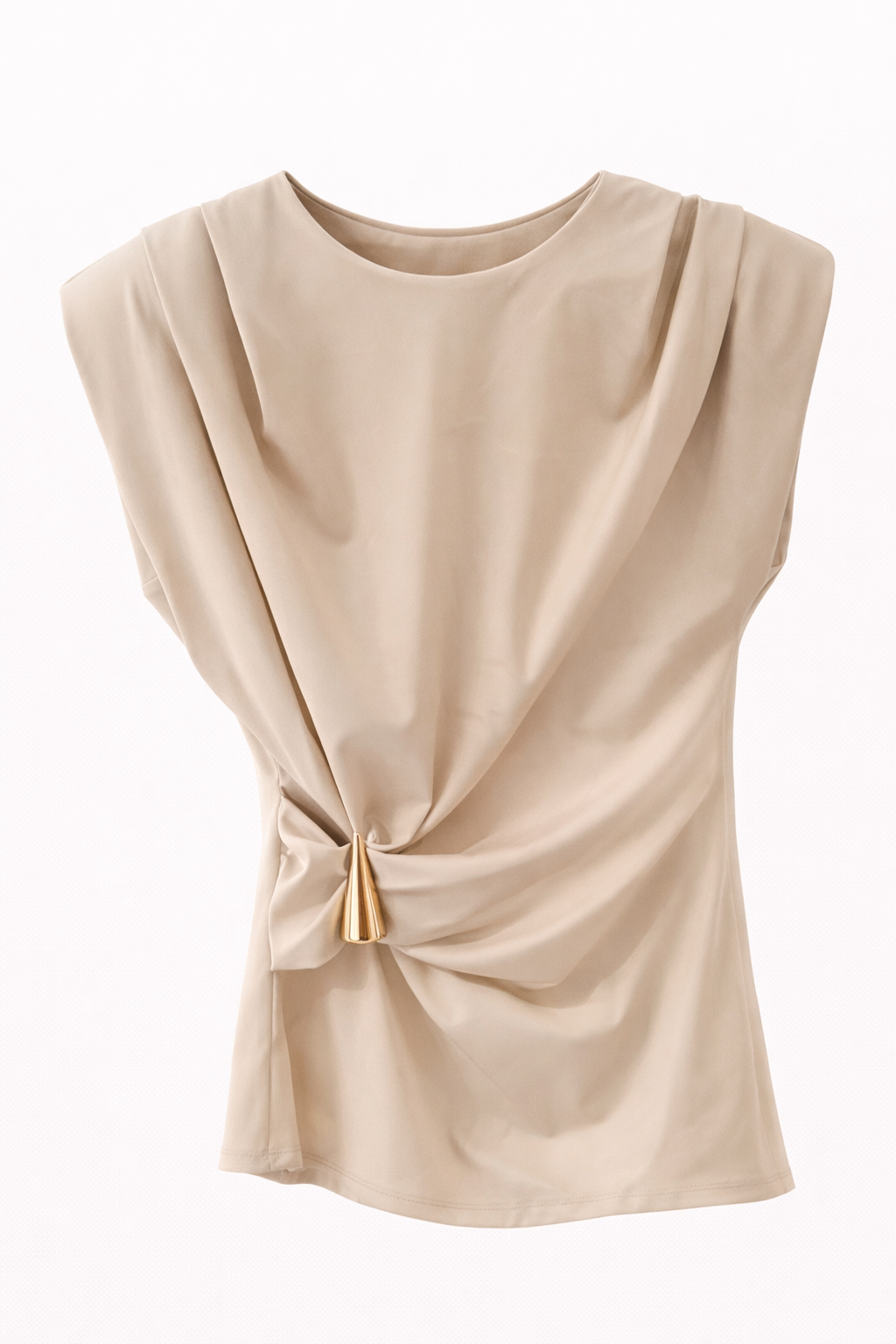 Shirt mit goldschnalle