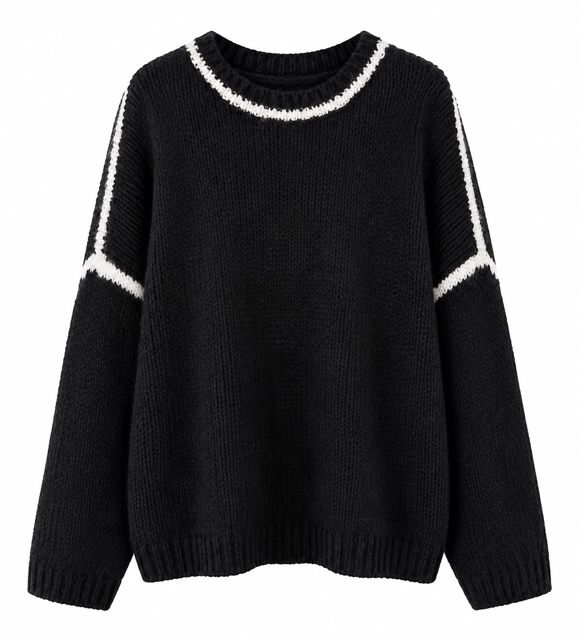 Strickpullover „Contrast“ – 3 Farben