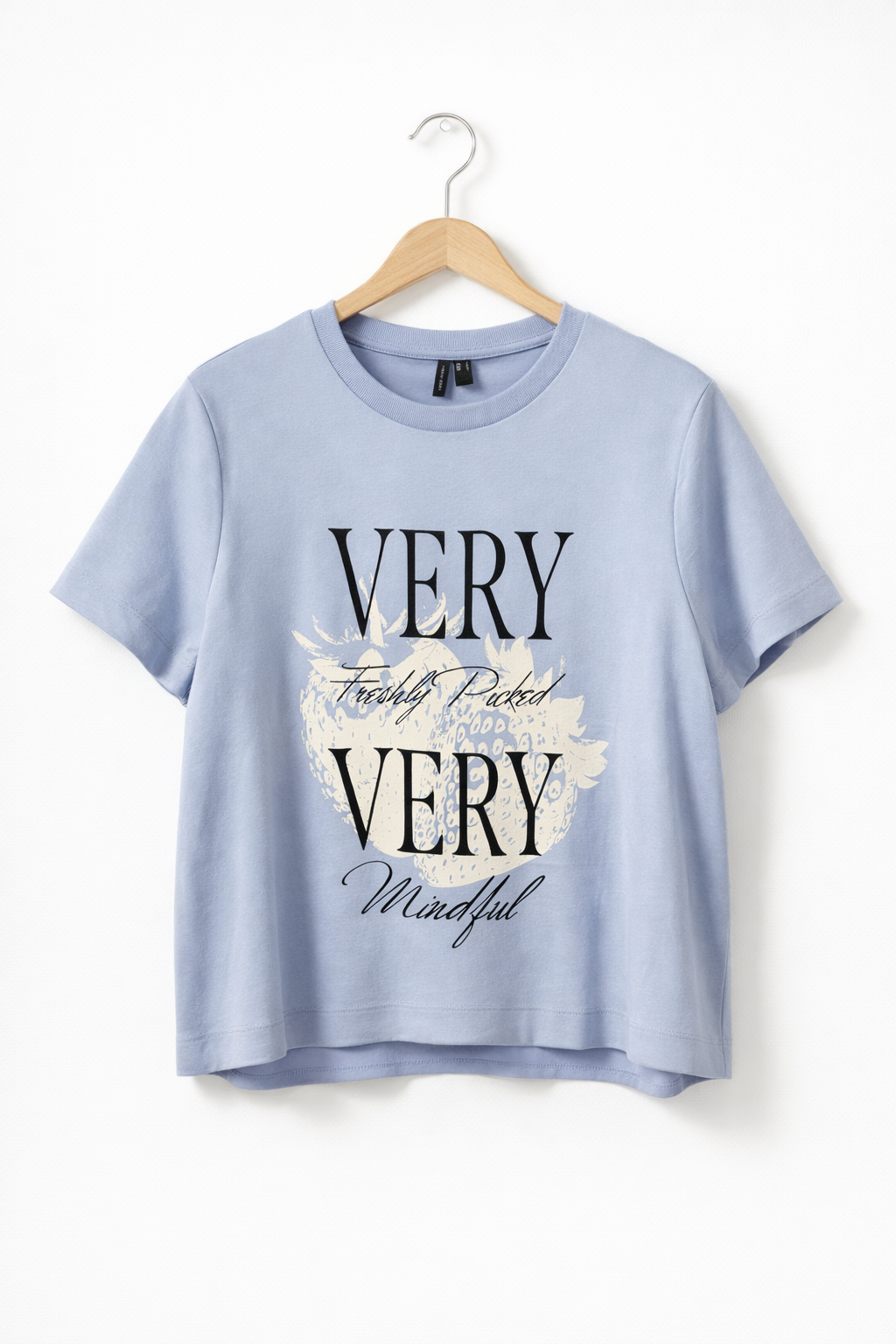 T-Shirt “VERY Mindful” – Light Blue