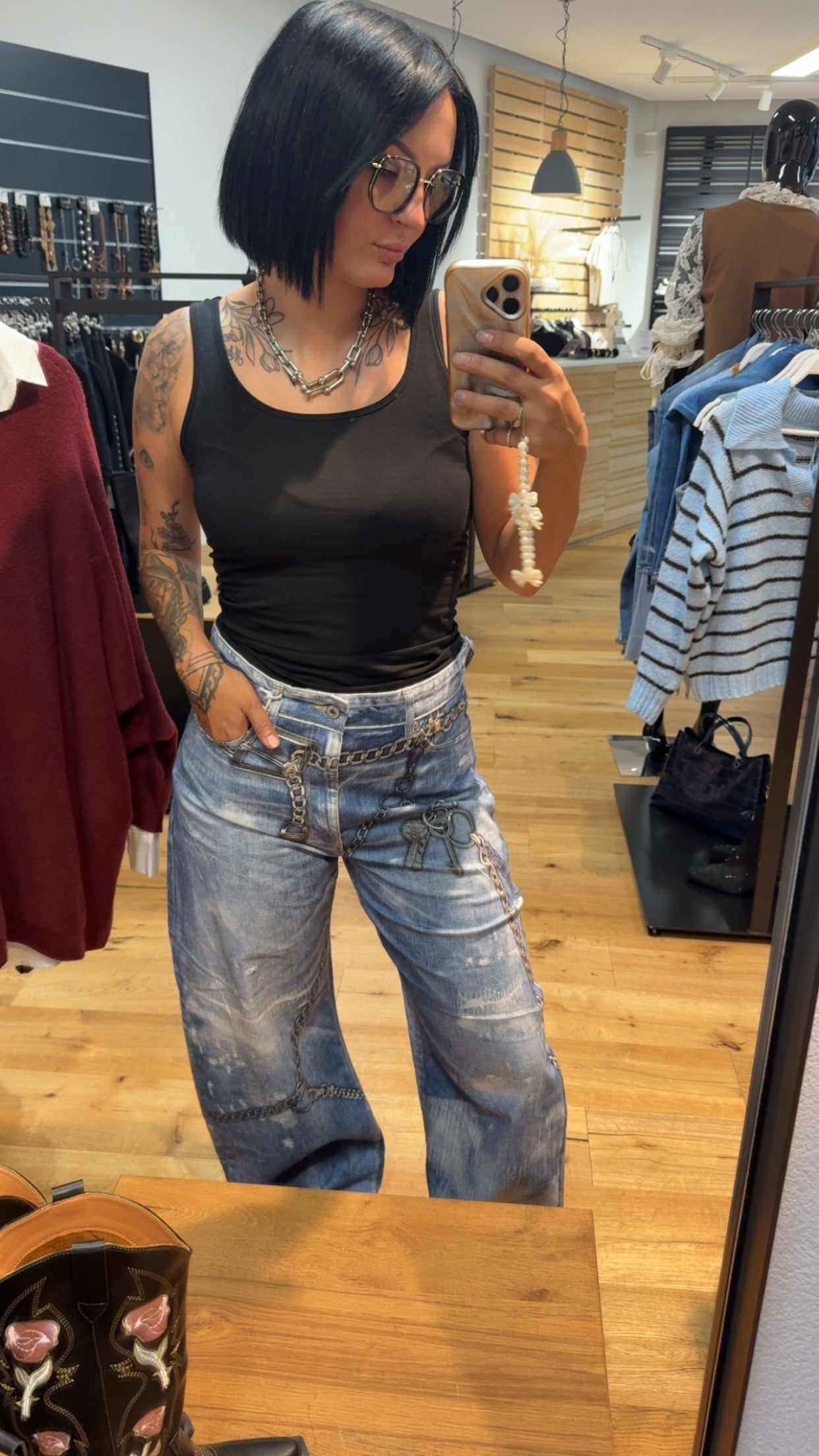 Wide Leg Jeans „Cloud Wash“ – Hellblau