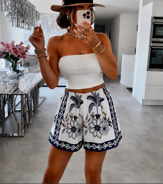 Boho Print Shorts