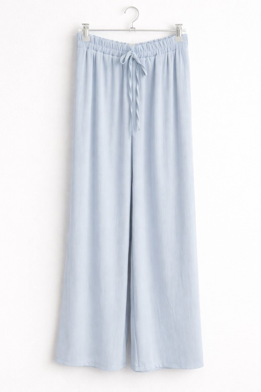 Flowy Pants – White / Babyblue / Beige